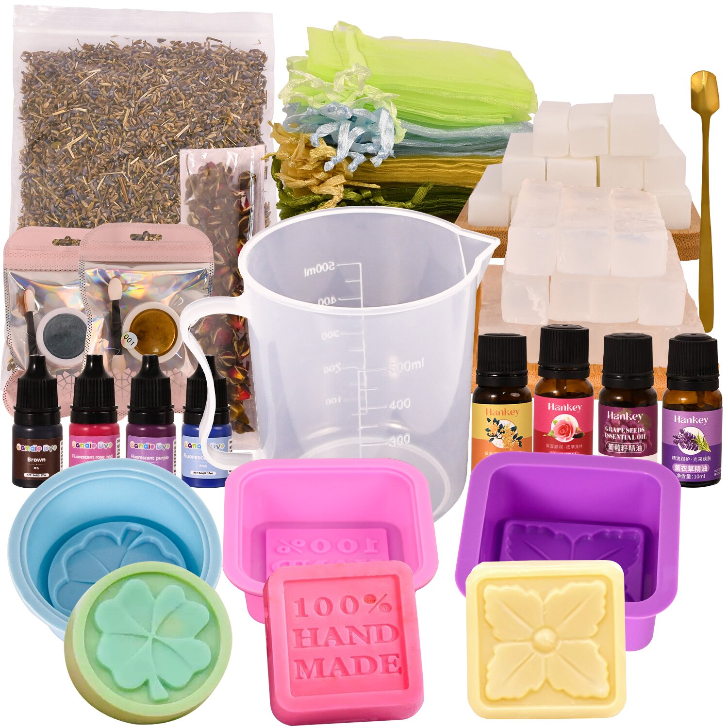 Soap Making Starter Kit - 대형 프리미엄 디럭스 비누 만들기 키트