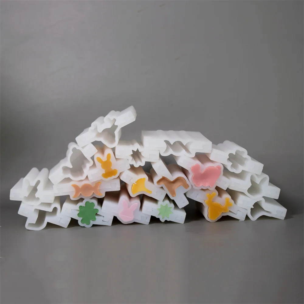 Soap Making Youtube - 3D 클로버 12cm 실리콘 무스 튜브