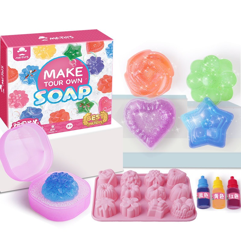 Soap Making Starter Kit - 다이아몬드 꽃 수제 비누 DIY 만들기