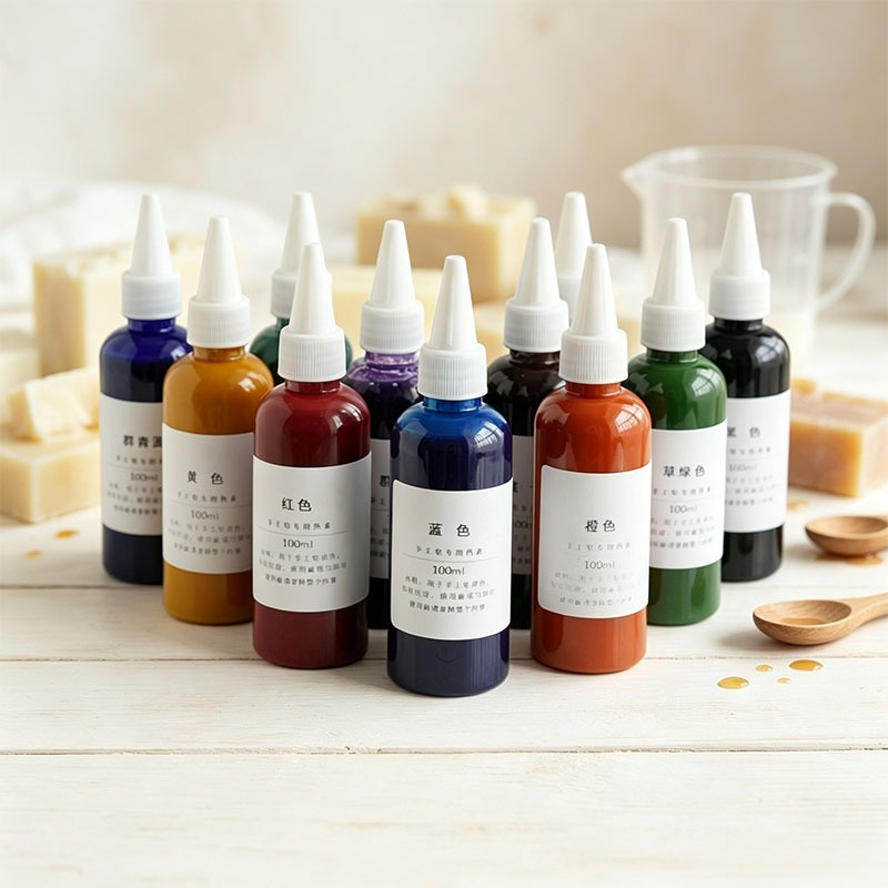 Soap Making Process - 액체 비누 염료 100ml, 화장품 등급,