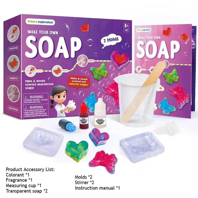 DIY 비누 제작, 배스볼, 슬라임 색상 혼합 과학 실 - Soap Making Experiment 리뷰 및 가격
