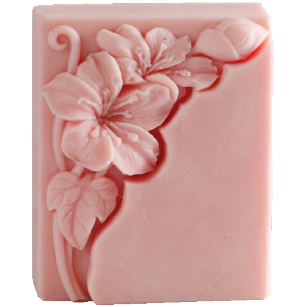 예쁜 꽃 비누 금형 직사각형 꽃 꽃 비누 차가운 과정을 - Soap Making Process 리뷰 및 가격