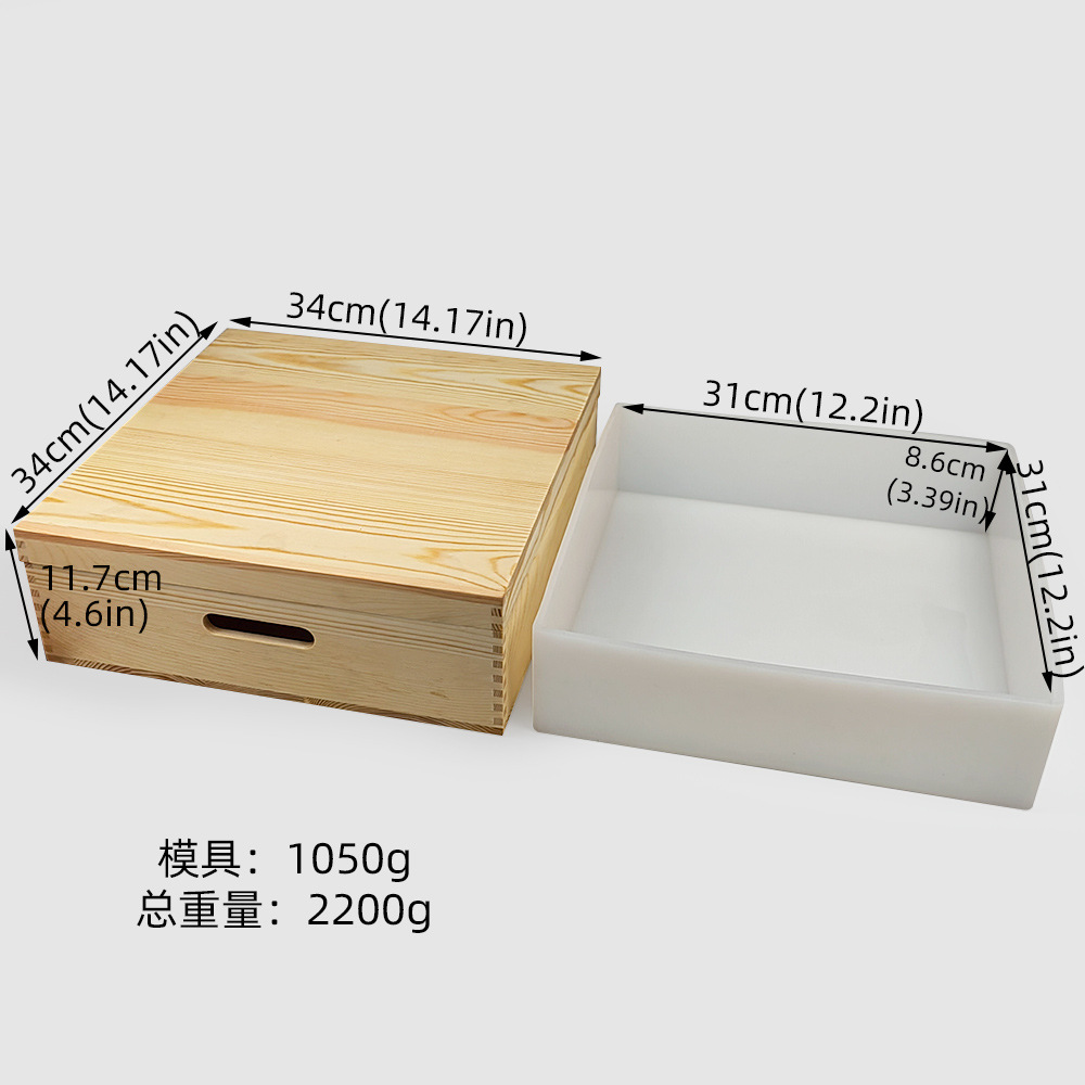 8L 사각 나무 상자 실리콘 비누 몰드 뚜껑 있는 나무 - Soap Making Process 리뷰 및 가격