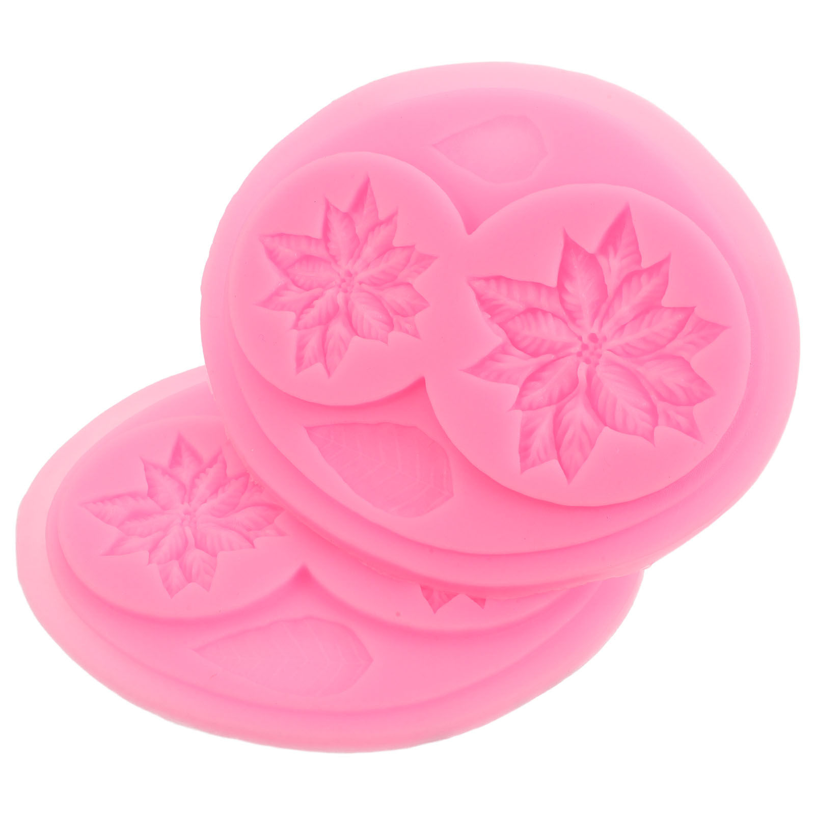 2개의 꽃무늬 실리콘 몰드, 케이크 장식, 초콜릿, 퐁 - Soap Making Ins 리뷰 및 가격