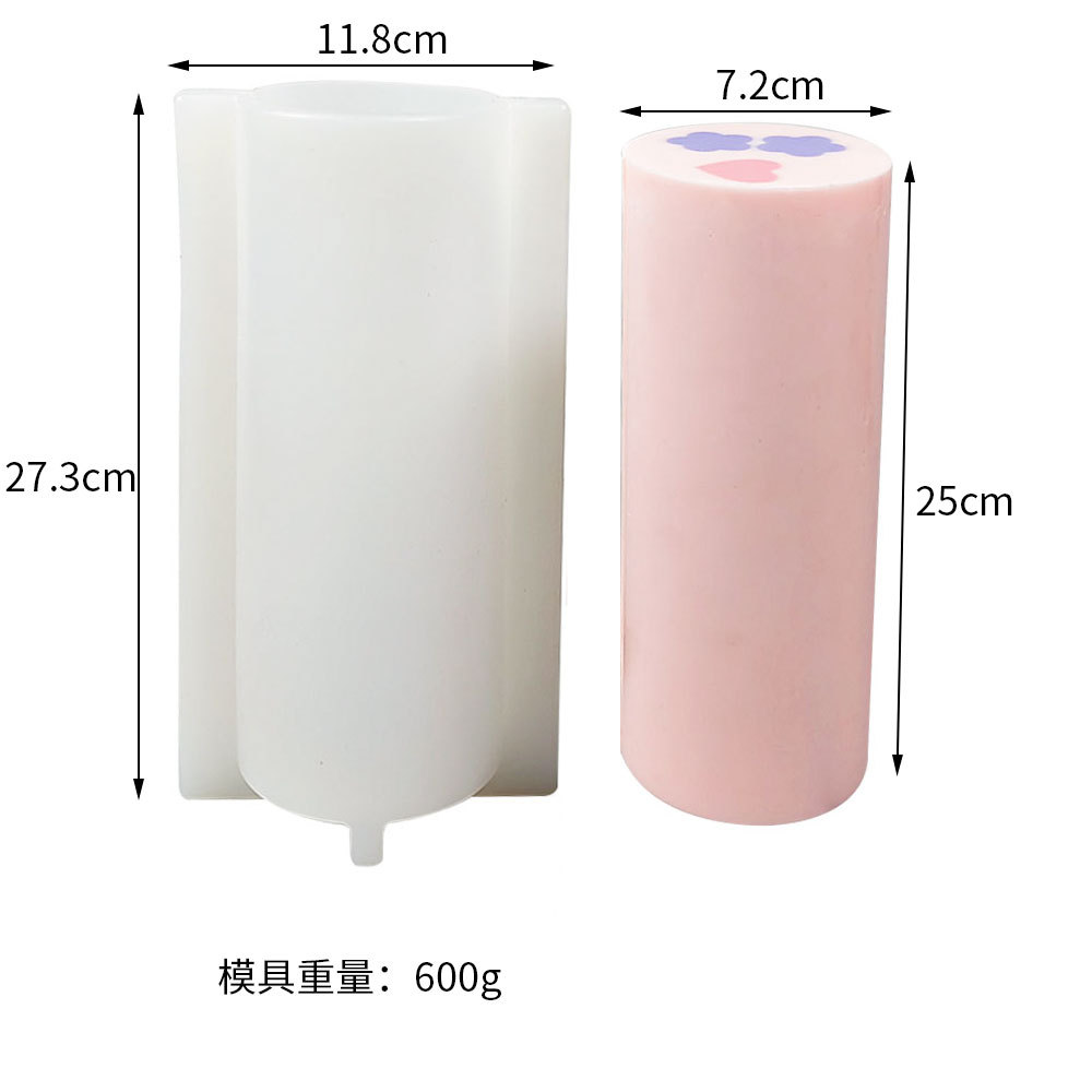 큰 실린더 수제 비누 금형 7.2cm 직경 대형 비누  - Soap Making Youtube 리뷰 및 가격