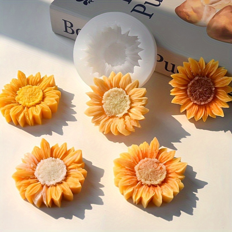 활기 넘치는 3D 해바라기 실리콘 몰드 (캔들 & 비누 - Soap Making Dish 리뷰 및 가격