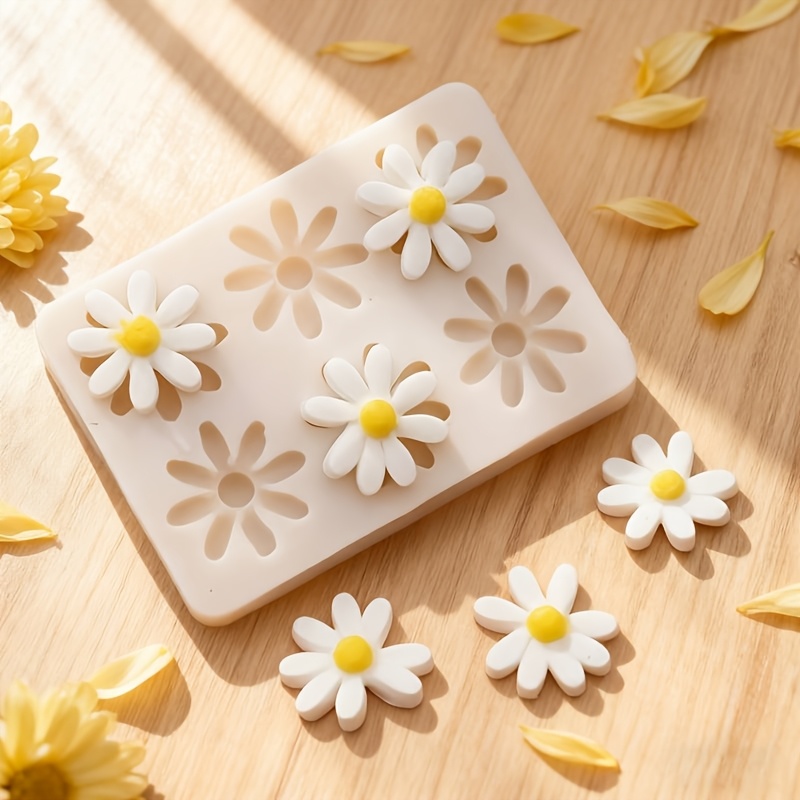 비누 양초 수지 DIY 공예 휴일 장식용 3D 데이지  - Soap Making Dish 리뷰 및 가격