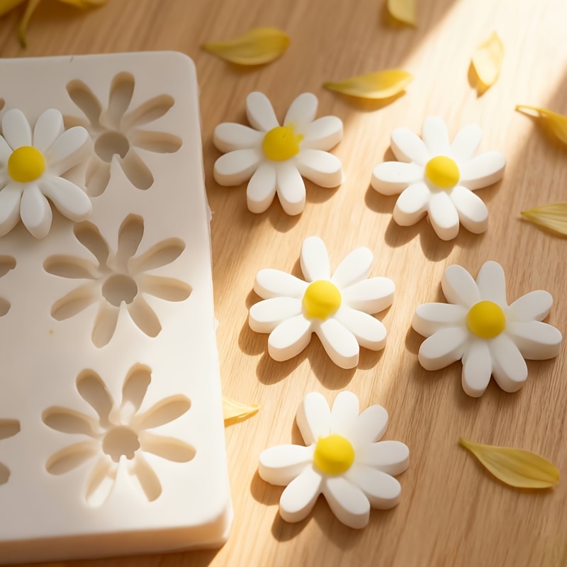 비누 양초 수지 DIY 공예 휴일 장식용 3D 데이지  - Soap Making Dish 리뷰 및 가격