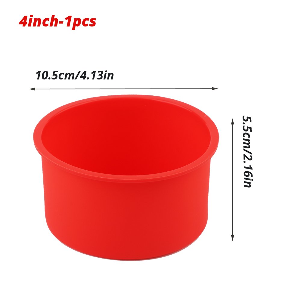 4인치 원형 실리콘 케이크 몰드 1개, 시폰 케이크,  - Soap Making Ins 리뷰 및 가격