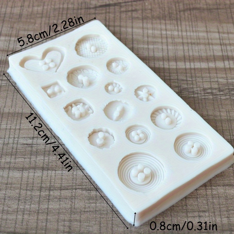 버튼 모양 실리콘 몰드 비누 및 양초 장식 도구용 실리 - Soap Making Dish 리뷰 및 가격