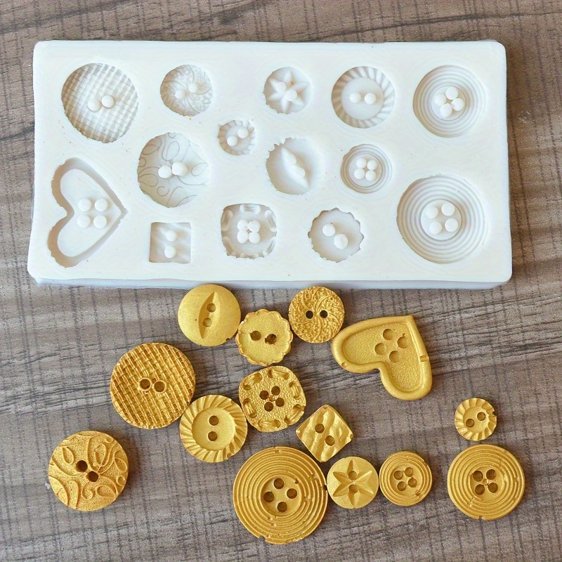 버튼 모양 실리콘 몰드 비누 및 양초 장식 도구용 실리 - Soap Making Dish 리뷰 및 가격