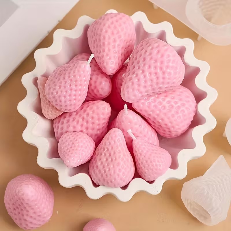 DIY 아로마테라피 비누 레진 공예용 딸기 실리콘 캔들 - Soap Making Dish 리뷰 및 가격