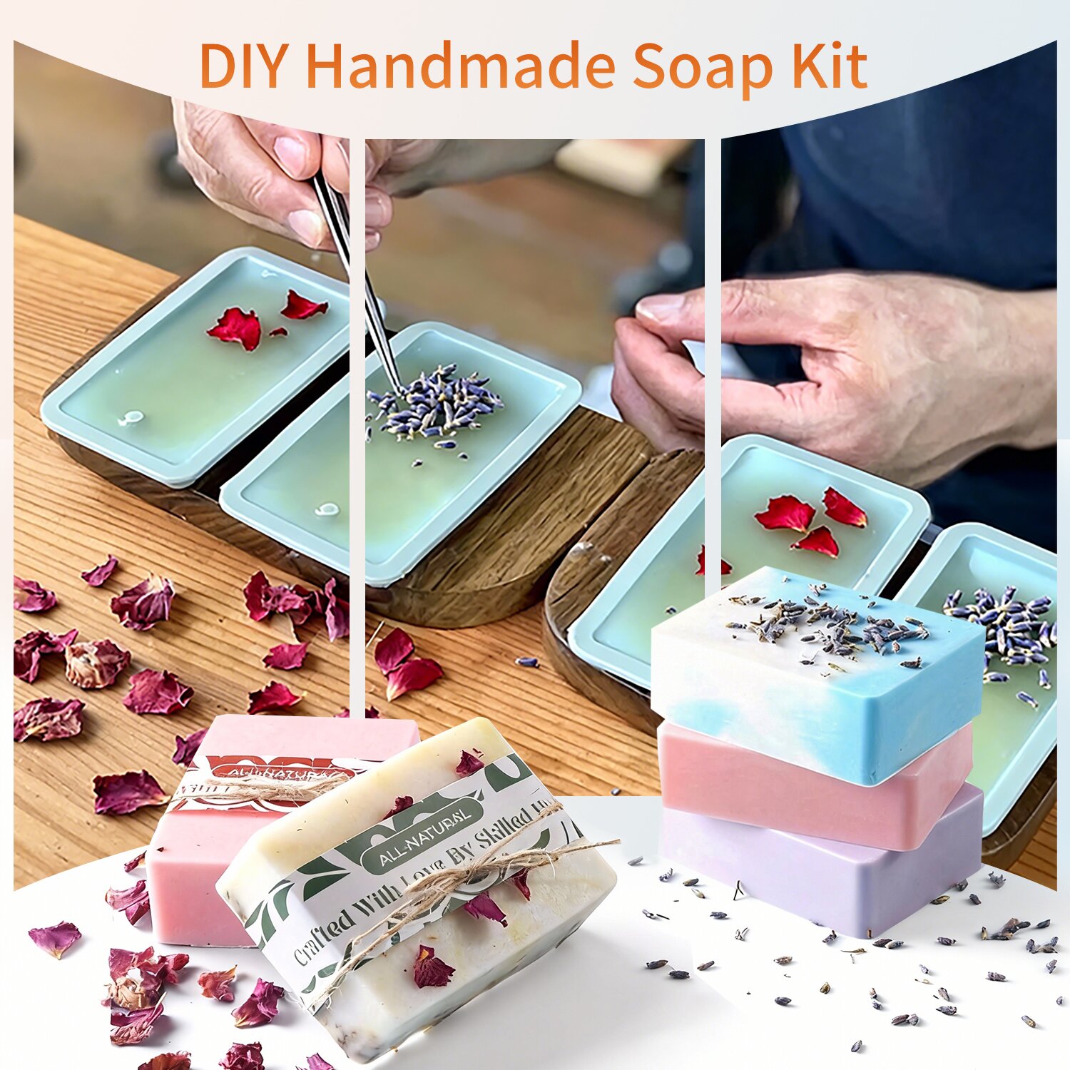 대형 프리미엄 디럭스 비누 만들기 키트 - 비누 베이스 - Soap Making Starter Kit 리뷰 및 가격