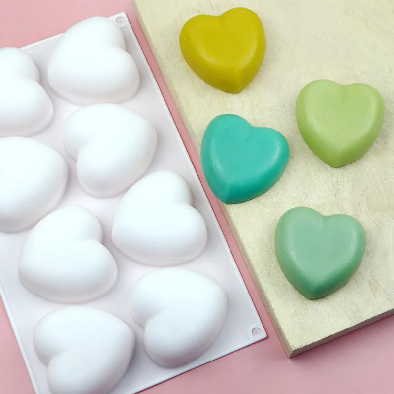 사랑 심장 실리콘 비누 금형 수제 양초 만들기 키트 D - Soap Making Experiment 리뷰 및 가격