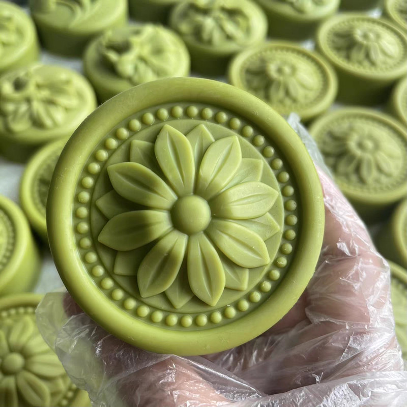 라운드 클래식 비누 금형 DIY 수제 꽃 비누 금형 만 - Soap Making Process 리뷰 및 가격