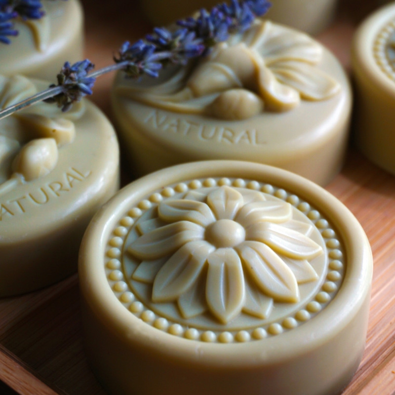 라운드 클래식 비누 금형 DIY 수제 꽃 비누 금형 만 - Soap Making Process 리뷰 및 가격