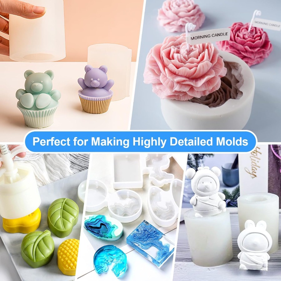 실리콘 몰드 제작 키트, 38.8oz 15A 탄성 액상 - Soap Making Ins 리뷰 및 가격